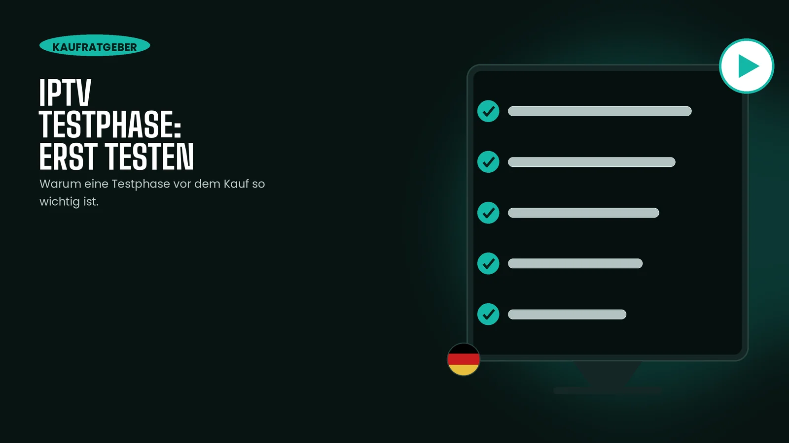 IPTV Testphase: Warum testen?