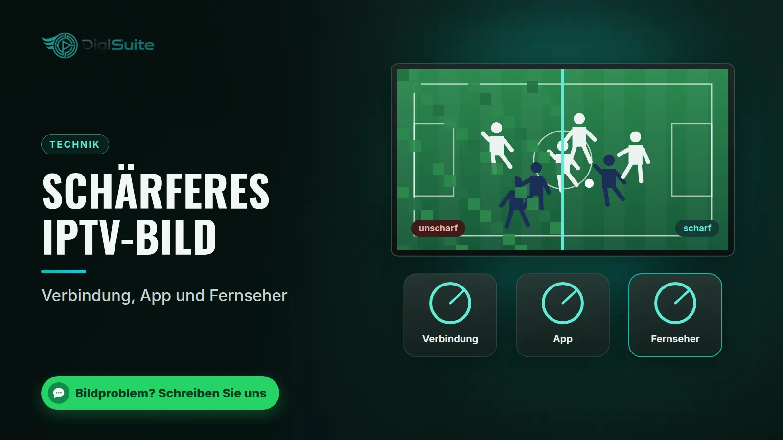 Schärferes IPTV-Bild: Verbindung, App und Fernseher