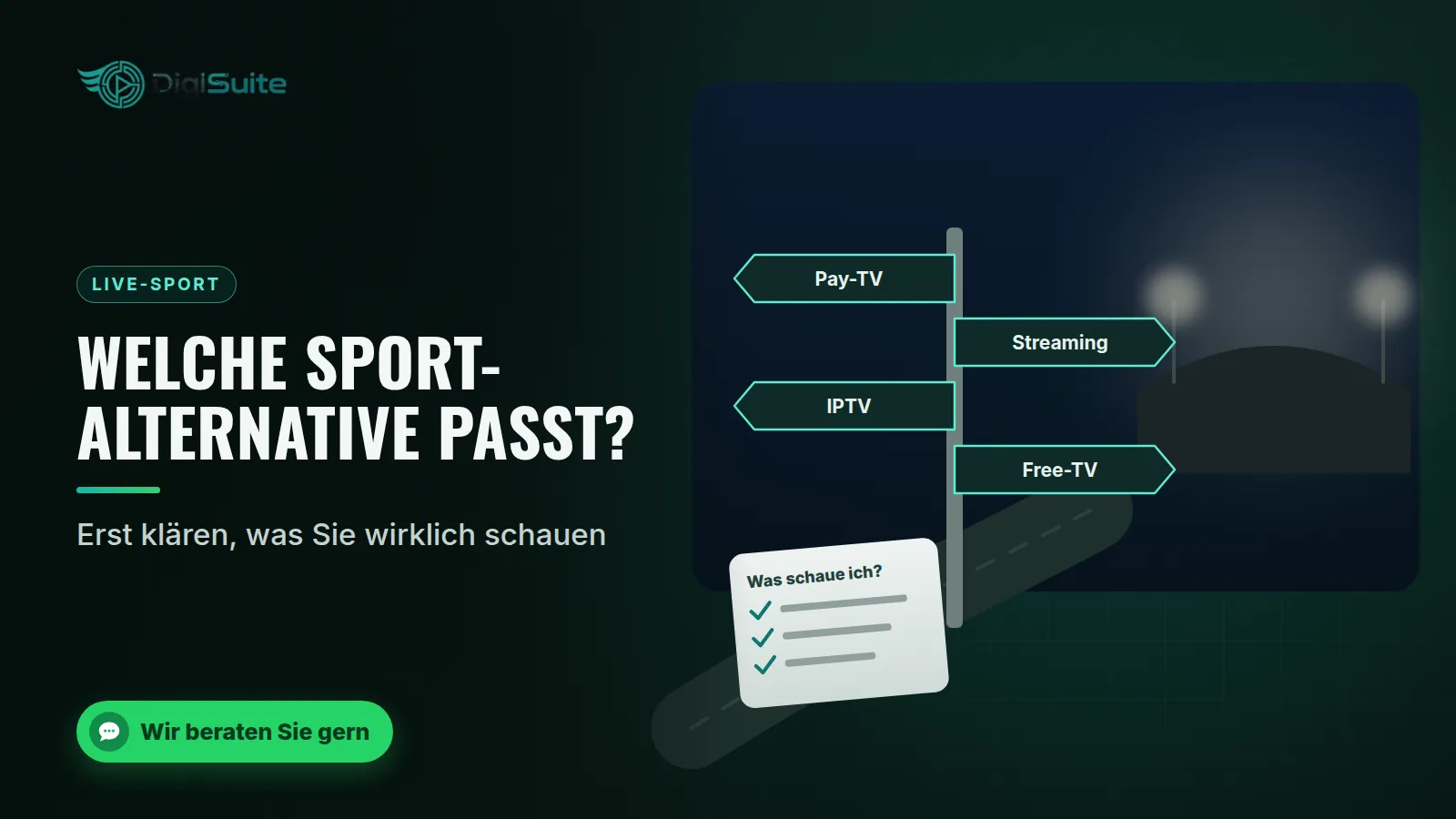 Welche Sport-Alternative passt?: Erst klären, was Sie wirklich schauen
