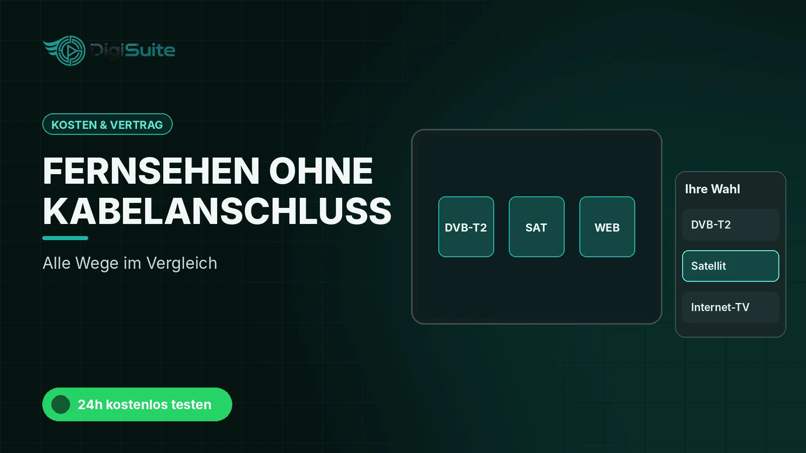 Fernsehen ohne Kabelanschluss: Alle Möglichkeiten nach dem Ende des Nebenkostenprivilegs