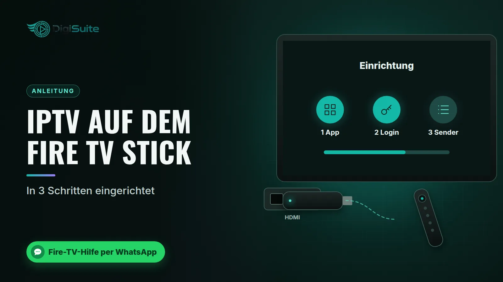 IPTV auf dem Fire TV Stick: In 3 Schritten eingerichtet