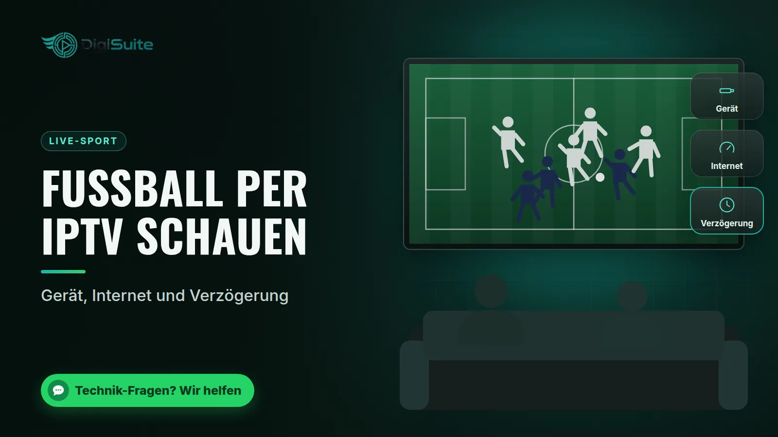 Fußball per IPTV schauen: Gerät, Internet und Verzögerung