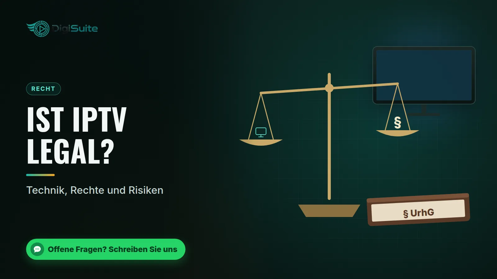 Ist IPTV legal?: Technik, Rechte und Risiken