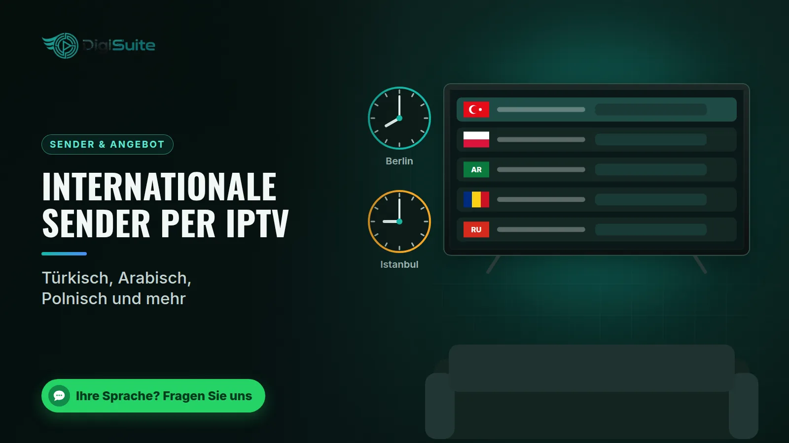 Älteres Paar wählt mit der Fernbedienung ein Programm auf dem Fernseher