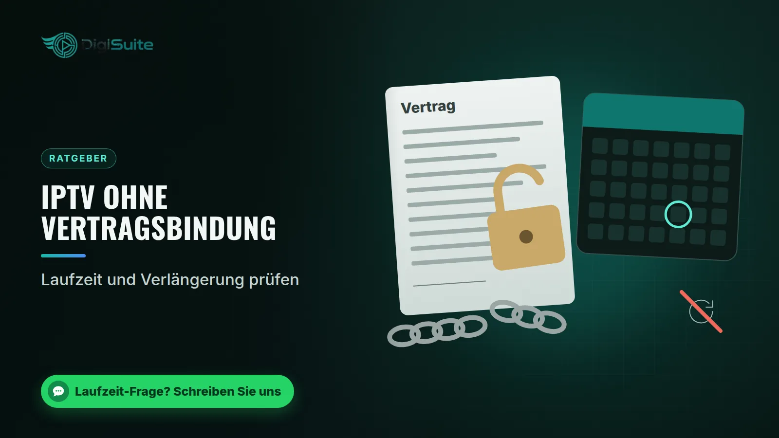 IPTV ohne Vertragsbindung: Laufzeit und Verlängerung prüfen