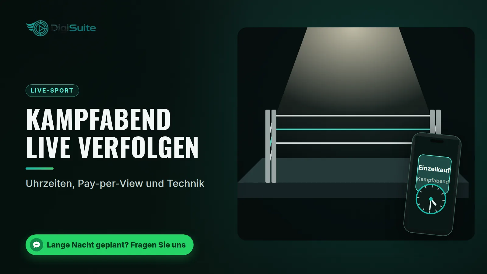 Kampfabend live verfolgen: Uhrzeiten, Pay-per-View und Technik