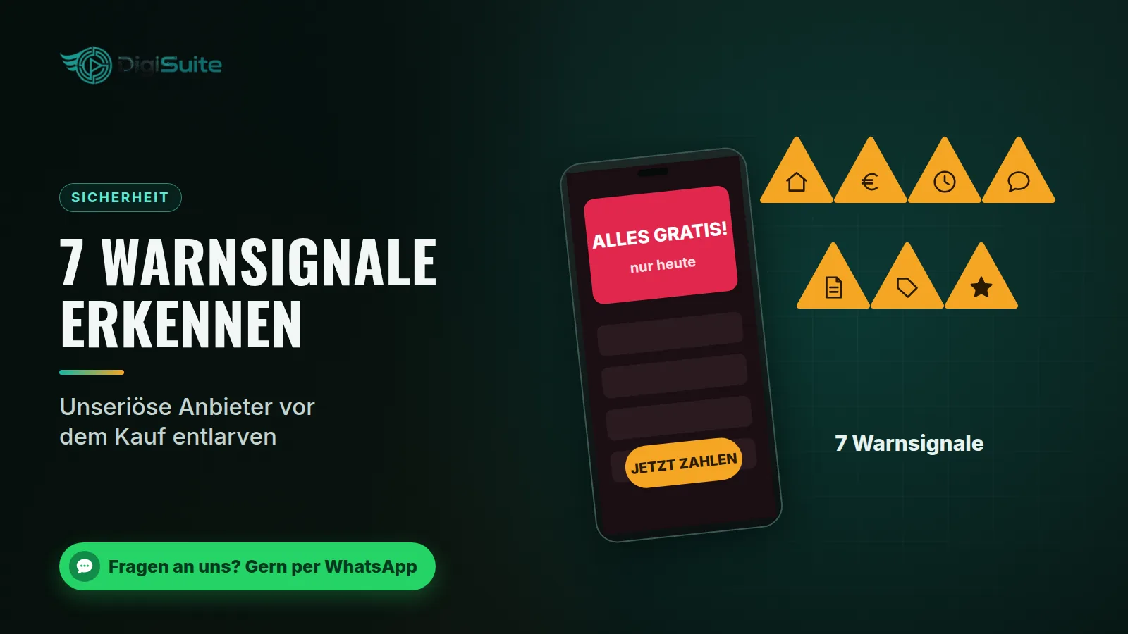 7 Warnsignale erkennen: Unseriöse Anbieter vor dem Kauf entlarven